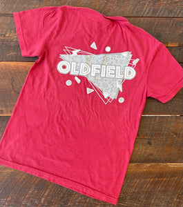 Oldfield Retro Crimson Tee