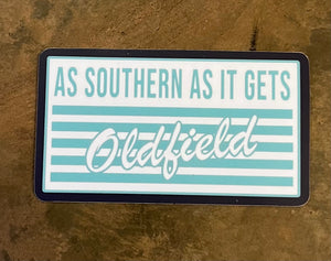 OLDFIELD STICKER