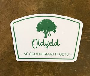 OLDFIELD STICKER