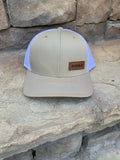 Oldfield Leather Patch Trucker Hat