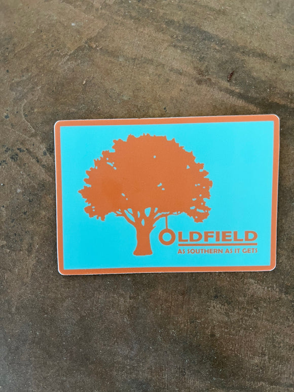 OLDFIELD STICKER