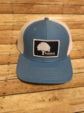 The Original Woven Patch Trucker Hat- Columbia Blue