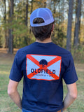 OLDFIELD NAVY STATE TEE